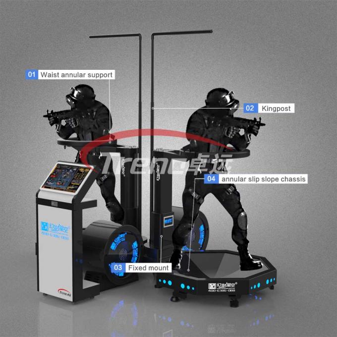 360 Degree Treadmill Virtual Run , Electric Virtual Reality Omni Game