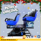 Air Injection Amusement Park 5D Movie Theater Luxury Seats With 12 Special Effects
