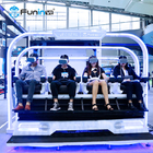 3KW 6 Seats Virtual Reality Machine Roller Coaster Vr Simulator 9d Cinema