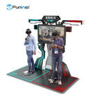0.8kw Stand Up Flight VR Simulator With 30PCS Movie VR Headset Display