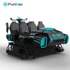6 Seats 9D Virtual Reality Cinema VR Interactive Game Motion Car With SGS Test