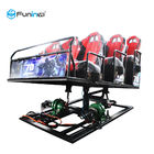 220V Virtual Reality 6 Seats 7d Cinema Theater Game Machines Blue , Red , Black Or Custom