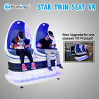 220V 3600 Degree Motion Small Footprint 9D VR Simulator Cinema Two Egg Seats