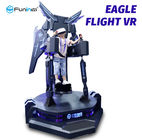 Black Eagle Flight Simulator With Shooting Guns / 220V 360 Degree View Interactive 9D VR Cinema