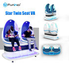Blue + White 9D VR Simulator 2 Seats With 3D Deepoon E3 Glasses