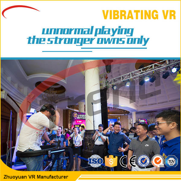 Virtual Level 90d Double Interactive 9D Virtual Reality Simulator With 360 Rotating Platform