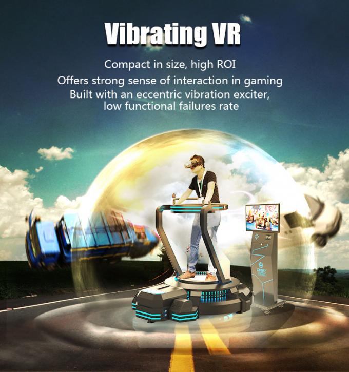One Player Vibrating Virtual Reality Simulators With LED Lights Easy To ...