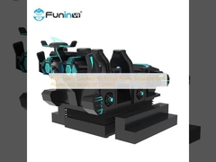 High Safety Standard 9D Virtual Reality Simulator for 6 Players and Variety Of Content