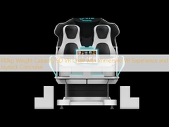 610kg Weight Capacity 9D VR Chair with Immersive VR Experience and Joystick Controller