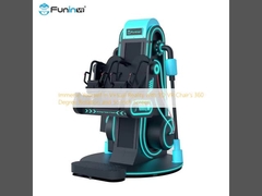 Immerse Yourself in Virtual Reality with 9D VR Chair's 360 Degree Rotation and 55 Inch Screen