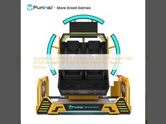 Upgrade Your Entertainment Business with 360° Double Flight 9D VR Simulator 40 Inches Display Screen Size Dynamic Platform