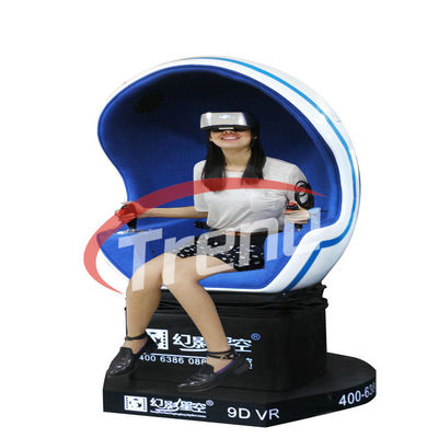 2 Player Roller Coaster Egg Machine 9D Virtual Reality Cinema With 360 Degree Film