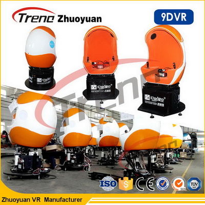 Single Seats 2 Player 9D Action Cinemas 360°Panoramic View For Shopping Mall