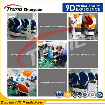 Shopping Center Video Game 9D Cinema Simulator Single Seat With 360 ° Rotating Platform