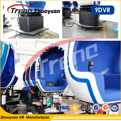 720 Degree Immersion Helmet 9D Virtual Reality Simulator Chair For Shopping Mall