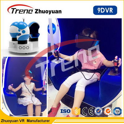 Theme Park Virtual Reality Simulator Luxury Seats With 360 ° Rotating Platform