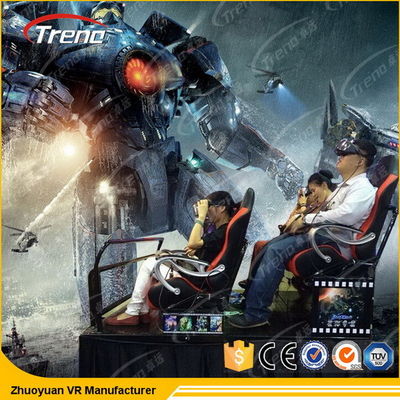 Customized 5D Cinema Theatre 6 DOF Electric Platform For Shopping Center