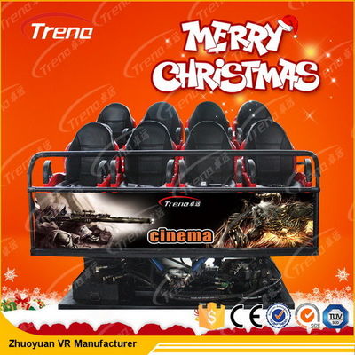 Theme Park 5D cinema simulator With Custom Projection Screen 220 V 8.0 KW