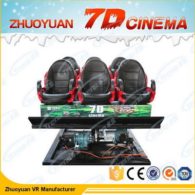 Video Game 7D Motion Ride , 7D Cinema Theater For Amusement Park