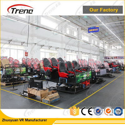 Movable Digital Control 7D Movie Theater 4 Seats / 6 Seats With Hydraulic System