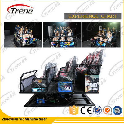 6 DOF Gun Shooting Stereo 7D Cinema Simulator With 3D VR Hanger 2.25KW 220V