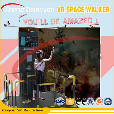 220 V Space Walk VR Theme Park Simulator With 360 Degree HTC / Vive Glasses
