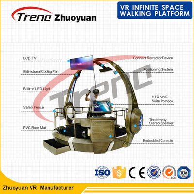 Black Theme Park Dynamic Walker Virtual World Simulator With Dynamic Effects