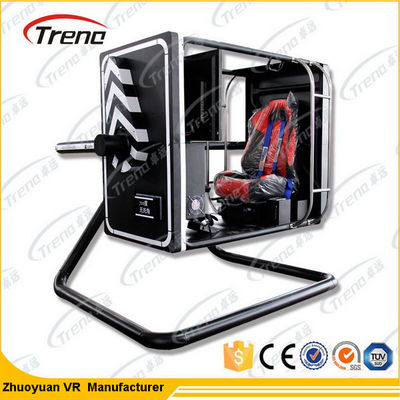 Interactive Full Motion VR Flight Simulator , 360 Degree Flight Simulator Machine
