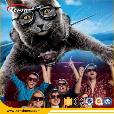 Amazing Gun Shooting 7D Cinema Simulator With Electric / Hydraulic System