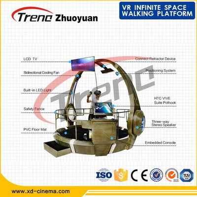 Indoor Multi Directional Virtual Reality Gaming Treadmill For Shopping Mall