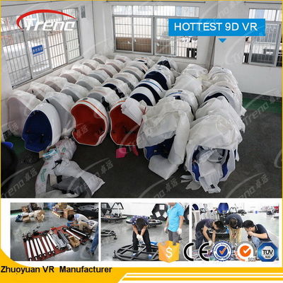 Shopping Mall Three Seats 9d Virtual World Simulator With VR Games 220V