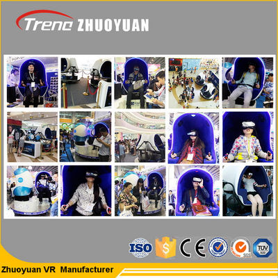 Electric System 9D Virtual Reality Simulator With VR Glasses 1 / 2 / 3 Seat