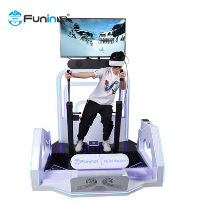 500kg Capacity 9D VR Simulation Ride Theme Park Virtual Reality Skiing Simulator