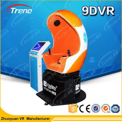 1.5KW Multiplayer Game Machine 9d Cinema Simulator With 360 Rotating Helmet