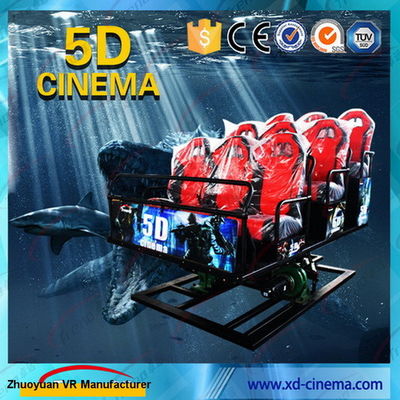 Children Entertainment Equipment Mobile 5D Cinema With Special Effects 220 V