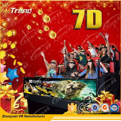 Children Entertainment Equipment Mobile 5D Cinema With Special Effects 220 V