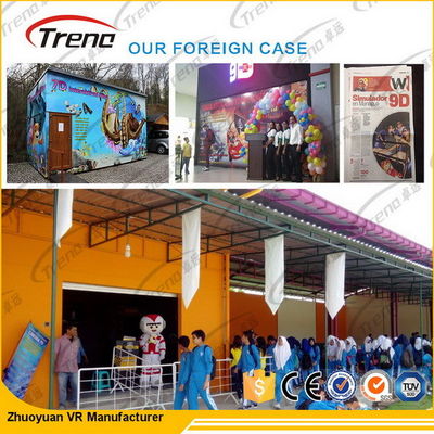 Special Effects 5d Cinema Virtual Reality Driving Simulator For Theme Park