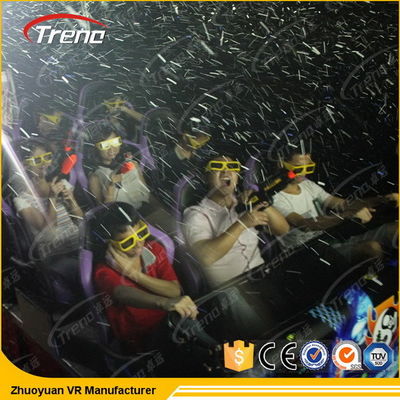 3 Dof Electric / Hydraulic 5D Cinema Equipment 7D Simulator Cinema with motion chair