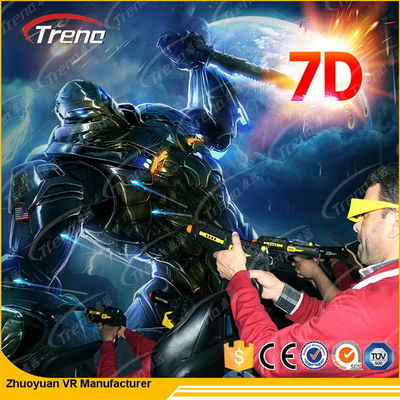 Professional Large 7D Cinema 3 dof Electric Platform Cinema With Special Effect