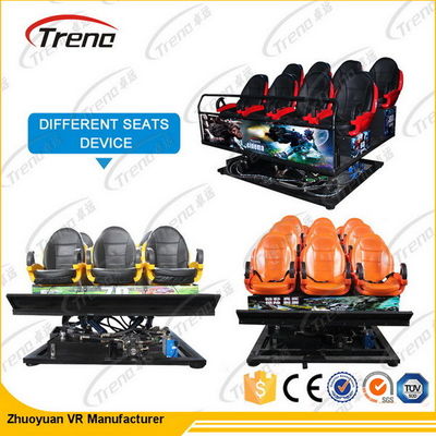 6 / 9 / 12 Seats 7d Cinema System 6 Dof Platform Large 7d Theater Equipment