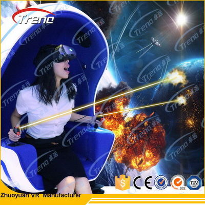 Electronic Platform 9D Cinema Simulator Motion Chair with Rain / Snow Effect