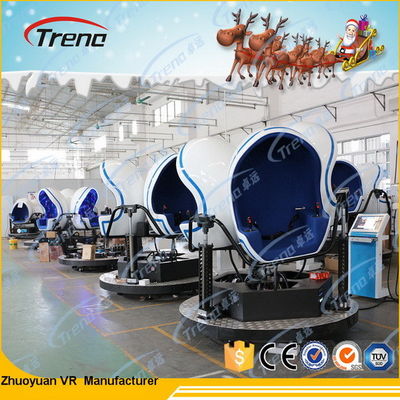 Electronic Platform 9D Cinema Simulator Motion Chair with Rain / Snow Effect