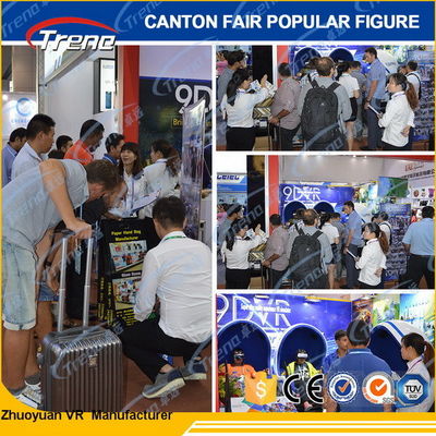 Electronic Platform 9D Cinema Simulator Motion Chair with Rain / Snow Effect