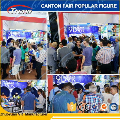 Electronic Platform 9D Cinema Simulator Motion Chair with Rain / Snow Effect