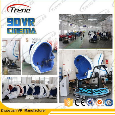 Amusement Park 9d Motion Ride / 9d Cinema Simulator With Virtual Reality 80pc Movies