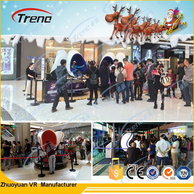 220v Virtual Reality Double 9d Action Cinemas Single / Triple / Double Passenger CE