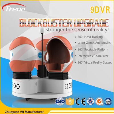 Thrilling Roller Coaster Rides 9D VR Simulator Rotating Chairs Arcade Machine