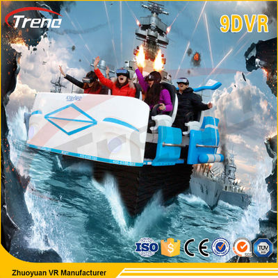 Wireless Operation 9D Action Cinemas , Theme Park Simulator High Efficient