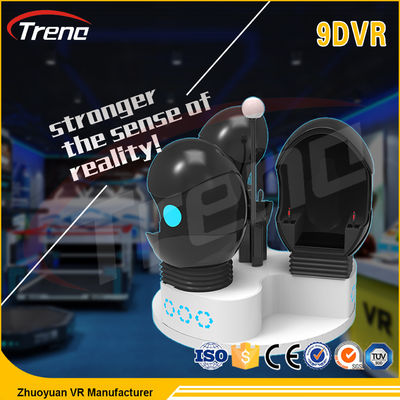 Thrilling Roller Coaster Rides 9D VR Simulator Rotating Chairs Arcade Machine