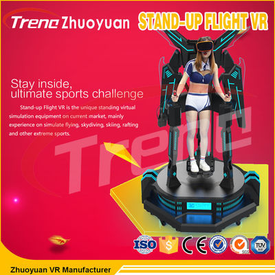 AC 220V Thrilling Amusement Funning VR Flight Simulator Machine Cockpit Flying Movement